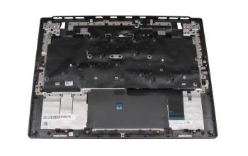 Teclado incl. topcase DE (alemán) gris/canaso con retroiluminacion original para Lenovo Legion Slim 5-14APH8 (82Y5)