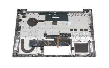 Teclado incl. topcase DE (alemán) gris/canaso con retroiluminacion original para Lenovo ThinkBook 14 IML (20RV)