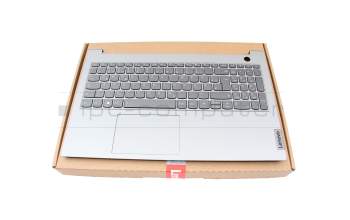 Teclado incl. topcase DE (alemán) gris/canaso con retroiluminacion original para Lenovo ThinkBook 15 G2 ARE (20VG)