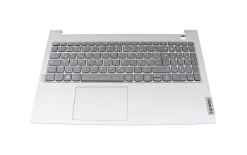 Teclado incl. topcase DE (alemán) gris/canaso con retroiluminacion original para Lenovo ThinkBook 15 G2 ARE (20VG)