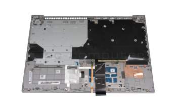 Teclado incl. topcase DE (alemán) gris/canaso con retroiluminacion original para Lenovo ThinkBook 15p G2 ITH (21B1)