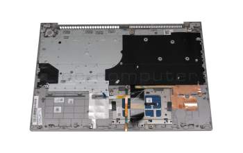 Teclado incl. topcase DE (alemán) gris/canaso con retroiluminacion original para Lenovo ThinkBook 15p IMH (20V3)