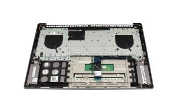 Teclado incl. topcase DE (alemán) gris/canaso con retroiluminacion original para Lenovo Yoga Pro 9 16IAH10 (83L0)