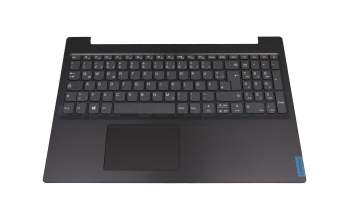 Teclado incl. topcase DE (alemán) gris/canaso original para Lenovo IdeaPad L340-15IRH (81LK)