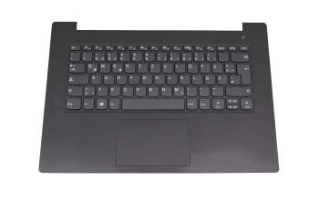 Teclado incl. topcase DE (alemán) gris/canaso original para Lenovo V130-14IKB (81HQ)