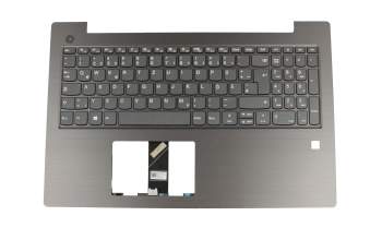 Teclado incl. topcase DE (alemán) gris/canaso original para Lenovo V330-15ISK (81AW)