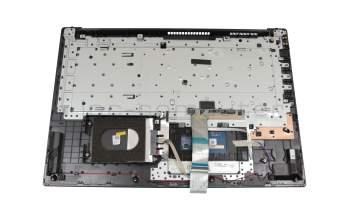 Teclado incl. topcase DE (alemán) gris/canaso original para Lenovo V340-17IWL (81RG)