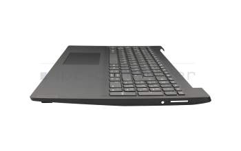 Teclado incl. topcase DE (alemán) gris/negro (en bruto) original para Lenovo IdeaPad S145-15API (81V7)