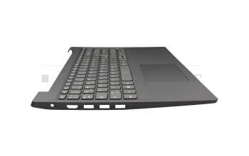 Teclado incl. topcase DE (alemán) gris/negro (en bruto) original para Lenovo IdeaPad S145-15API (81V7)