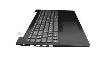 Teclado incl. topcase DE (alemán) gris/negro original para Lenovo IdeaPad S145-15AST (81N3)
