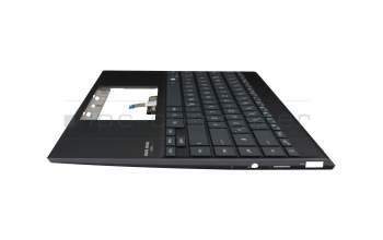 Teclado incl. topcase DE (alemán) gris oscuro/canaso con retroiluminacion original para Asus ZenBook Pro 14 UX425QA