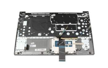 Teclado incl. topcase DE (alemán) gris oscuro/canaso con retroiluminacion original para Lenovo ThinkBook 15 G4 IAP (21DJ)