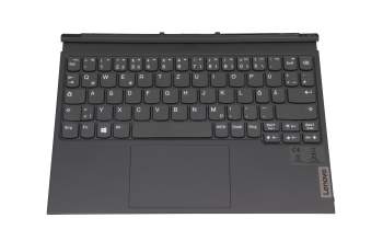 Teclado incl. topcase DE (alemán) gris oscuro/canaso original para Lenovo IdeaPad Duet 3 10IGL5 (82HK)