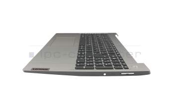 Teclado incl. topcase DE (alemán) gris/plateado original para Lenovo IdeaPad 3-15ADA05 (81W1)