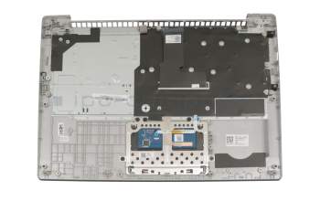Teclado incl. topcase DE (alemán) gris/plateado original para Lenovo IdeaPad 330S-14IKB (81F4/81JM)