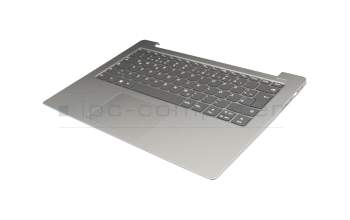 Teclado incl. topcase DE (alemán) gris/plateado original para Lenovo IdeaPad 330S-14IKB (81F4/81JM)