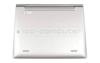 Teclado incl. topcase DE (alemán) gris/plateado original para Lenovo IdeaPad D330-10IGM (81H3)