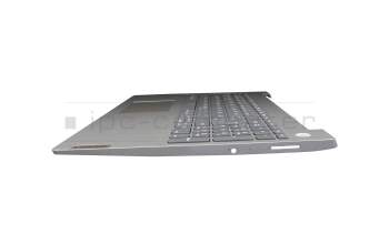 Teclado incl. topcase DE (alemán) gris/plateado original para Lenovo ThinkBook 14 IML (20RV)