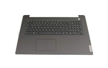 Teclado incl. topcase DE (alemán) gris/plateado original para Lenovo V17 G4 IRU (83A2)