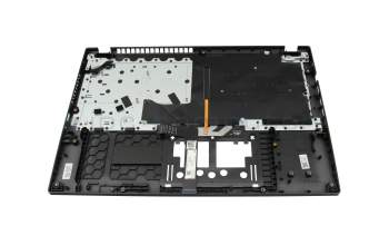 Teclado incl. topcase DE (alemán) negro/antracita con retroiluminacion original para Acer Aspire 7 (A715-51G)