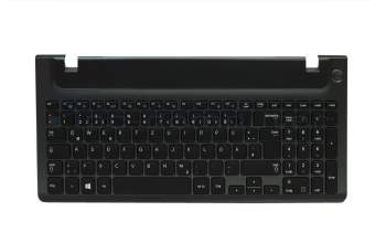 Teclado incl. topcase DE (alemán) negro/antracita original para Samsung NP350V5C