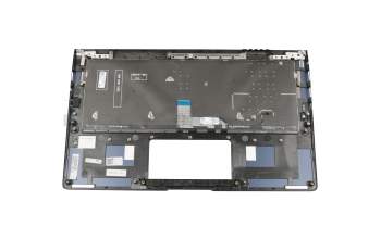 Teclado incl. topcase DE (alemán) negro/azul con retroiluminacion original para Asus ZenBook 13 UX333FA
