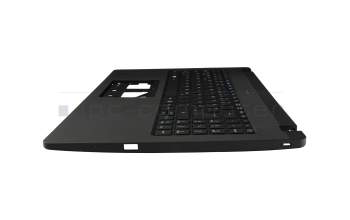 Teclado incl. topcase DE (alemán) negro/azul/negro con retroiluminacion original para Acer TravelMate P2 (TMP215-53)
