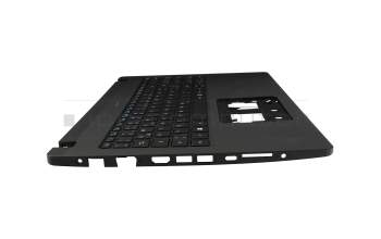 Teclado incl. topcase DE (alemán) negro/azul/negro con retroiluminacion original para Acer TravelMate P2 (TMP215-53)