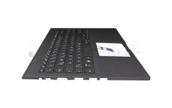Teclado incl. topcase DE (alemán) negro/azul original para Asus ExpertBook L1 L1500CDA