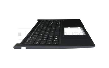 Teclado incl. topcase DE (alemán) negro/azul original para Asus X1504ZA