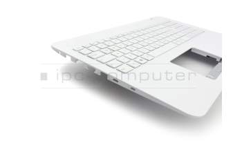 Teclado incl. topcase DE (alemán) negro/blanco original para Asus VivoBook F556UR