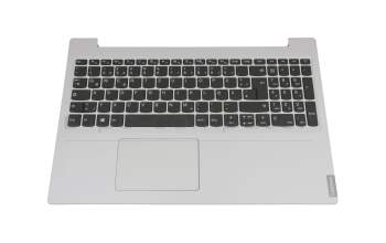 Teclado incl. topcase DE (alemán) negro/blanco original para Lenovo IdeaPad L340-15API (81LW)