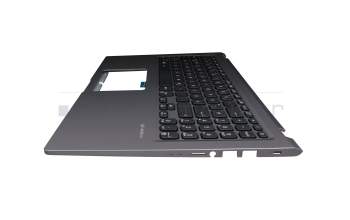 Teclado incl. topcase DE (alemán) negro/canaso (SD) original para Asus VivoBook 15 R565EA
