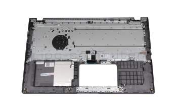 Teclado incl. topcase DE (alemán) negro/canaso con retroiluminacion original para Asus VivoBook 15 X509JA
