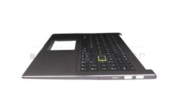 Teclado incl. topcase DE (alemán) negro/canaso con retroiluminacion original para Asus VivoBook 15 X521FL