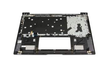 Teclado incl. topcase DE (alemán) negro/canaso con retroiluminacion original para Asus ZenBook 14X UX3404VA