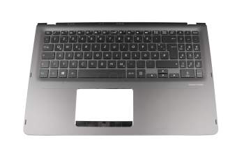 Teclado incl. topcase DE (alemán) negro/canaso con retroiluminacion original para Asus ZenBook Flip UX561UD