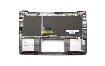 Teclado incl. topcase DE (alemán) negro/canaso con retroiluminacion original para Asus ZenBook UX310UA