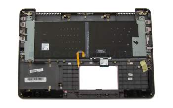 Teclado incl. topcase DE (alemán) negro/canaso con retroiluminacion original para Asus ZenBook UX510UW