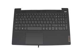 Teclado incl. topcase DE (alemán) negro/canaso con retroiluminacion original para Lenovo IdeaPad 5-15ALC05 (82LN)