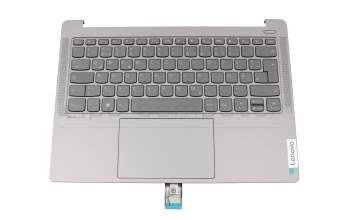 Teclado incl. topcase DE (alemán) negro/canaso con retroiluminacion original para Lenovo IdeaPad Pro 5-14APH8 (83AM)