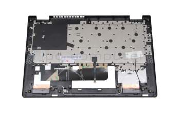 Teclado incl. topcase DE (alemán) negro/canaso con retroiluminacion original para Toshiba Satellite S50W-C