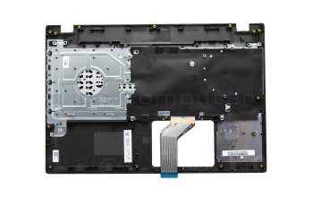 Teclado incl. topcase DE (alemán) negro/canaso original para Acer Aspire E5-573