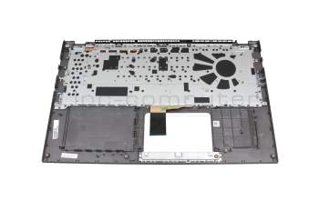 Teclado incl. topcase DE (alemán) negro/canaso original para Asus VivoBook 15 F512FL
