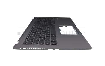 Teclado incl. topcase DE (alemán) negro/canaso original para Asus VivoBook 15 R565JA