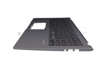 Teclado incl. topcase DE (alemán) negro/canaso original para Asus VivoBook 15 X515JA