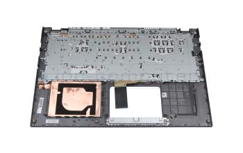 Teclado incl. topcase DE (alemán) negro/canaso original para Asus VivoBook F512DA