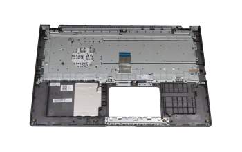 Teclado incl. topcase DE (alemán) negro/canaso original para Asus VivobBook 15 R521UA