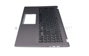 Teclado incl. topcase DE (alemán) negro/canaso original para Asus VivobBook 15 R521UA