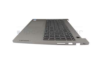 Teclado incl. topcase DE (alemán) negro/canaso original para Lenovo ThinkBook 15 G2 ITL (20VE)